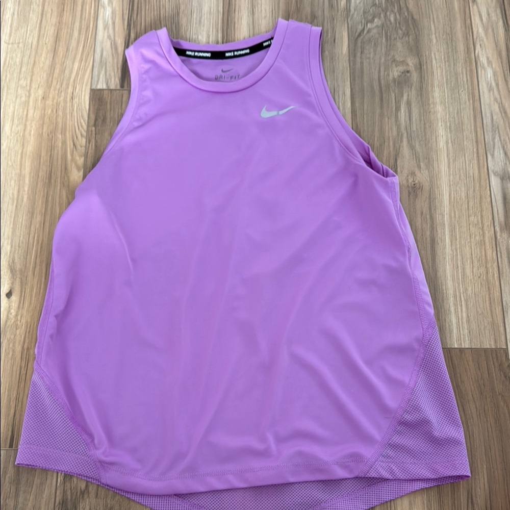 Nike Purple Sleeveless Relaxed Tank Top